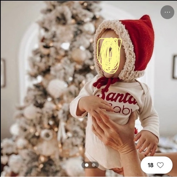 Small shop Santa Baby Onesie 6-12 months - Picture 2 of 5